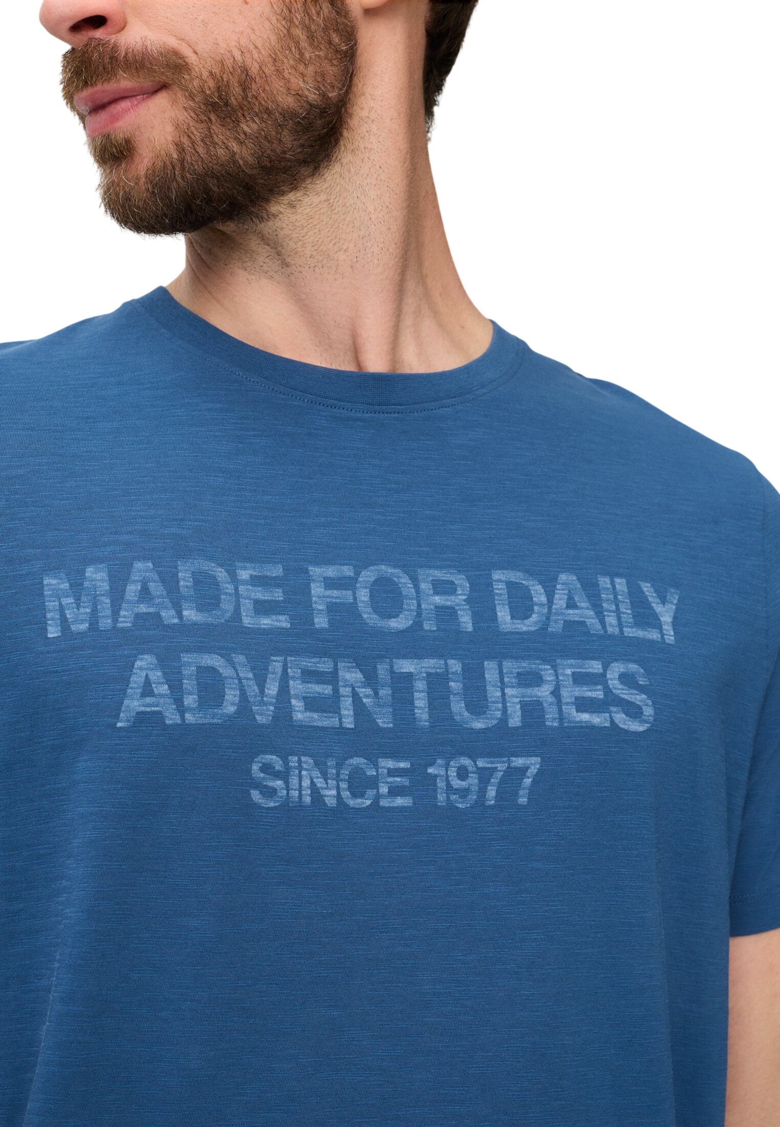 Футболка чоловіча Camel Active T-shirts 1/2 sleeves 409700-7T54-44 L темно-синяфото
