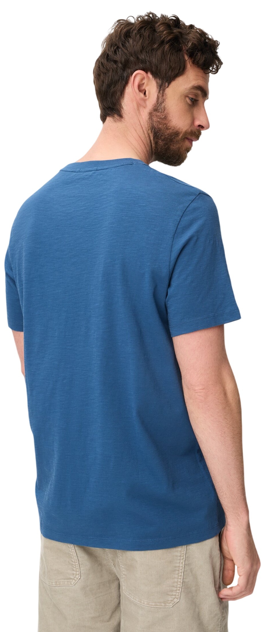 Футболка чоловіча Camel Active T-shirts 1/2 sleeves 409700-7T54-44 M темно-синяфото