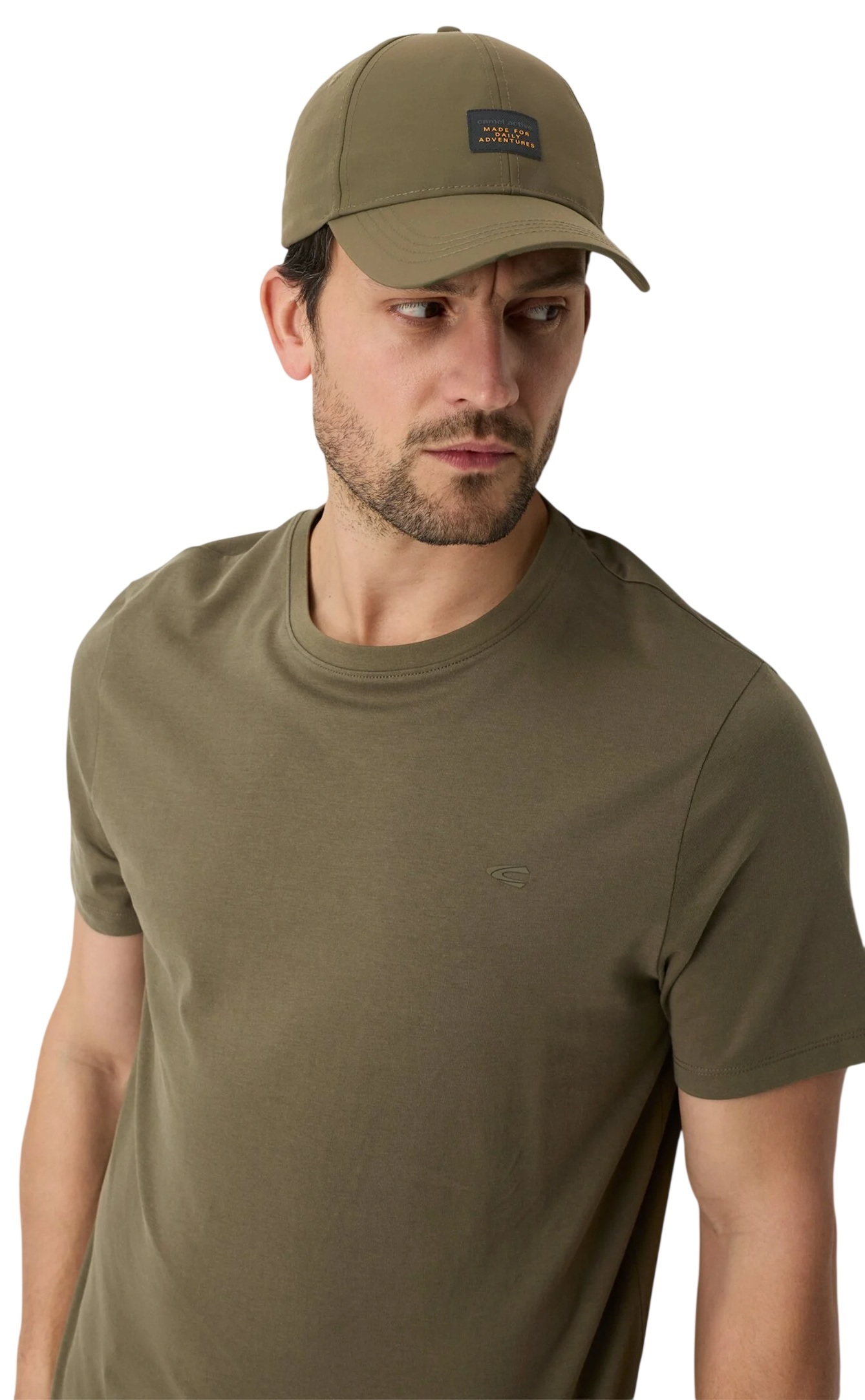 Футболка чоловіча Camel Active T-shirts 1/2 sleeves 409700-9T87-35 L оливковафото
