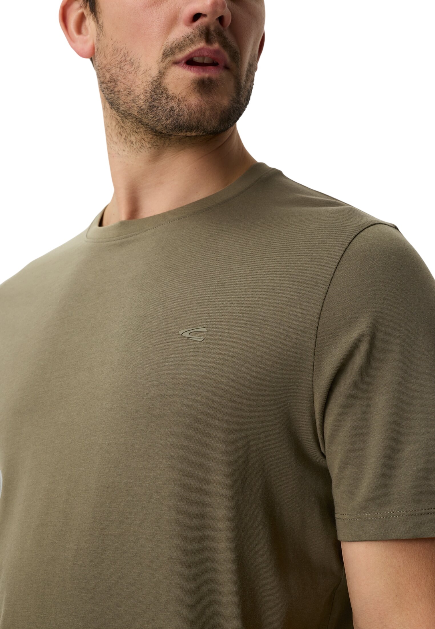 Футболка чоловіча Camel Active T-shirts 1/2 sleeves 409700-9T87-35 L оливковафото