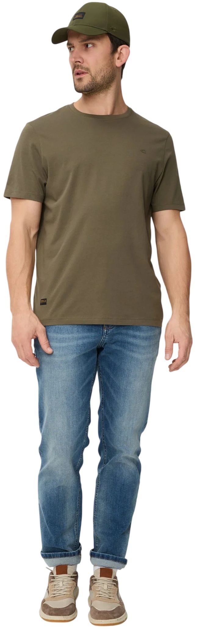 Футболка чоловіча Camel Active T-shirts 1/2 sleeves 409700-9T87-35 S оливковафото