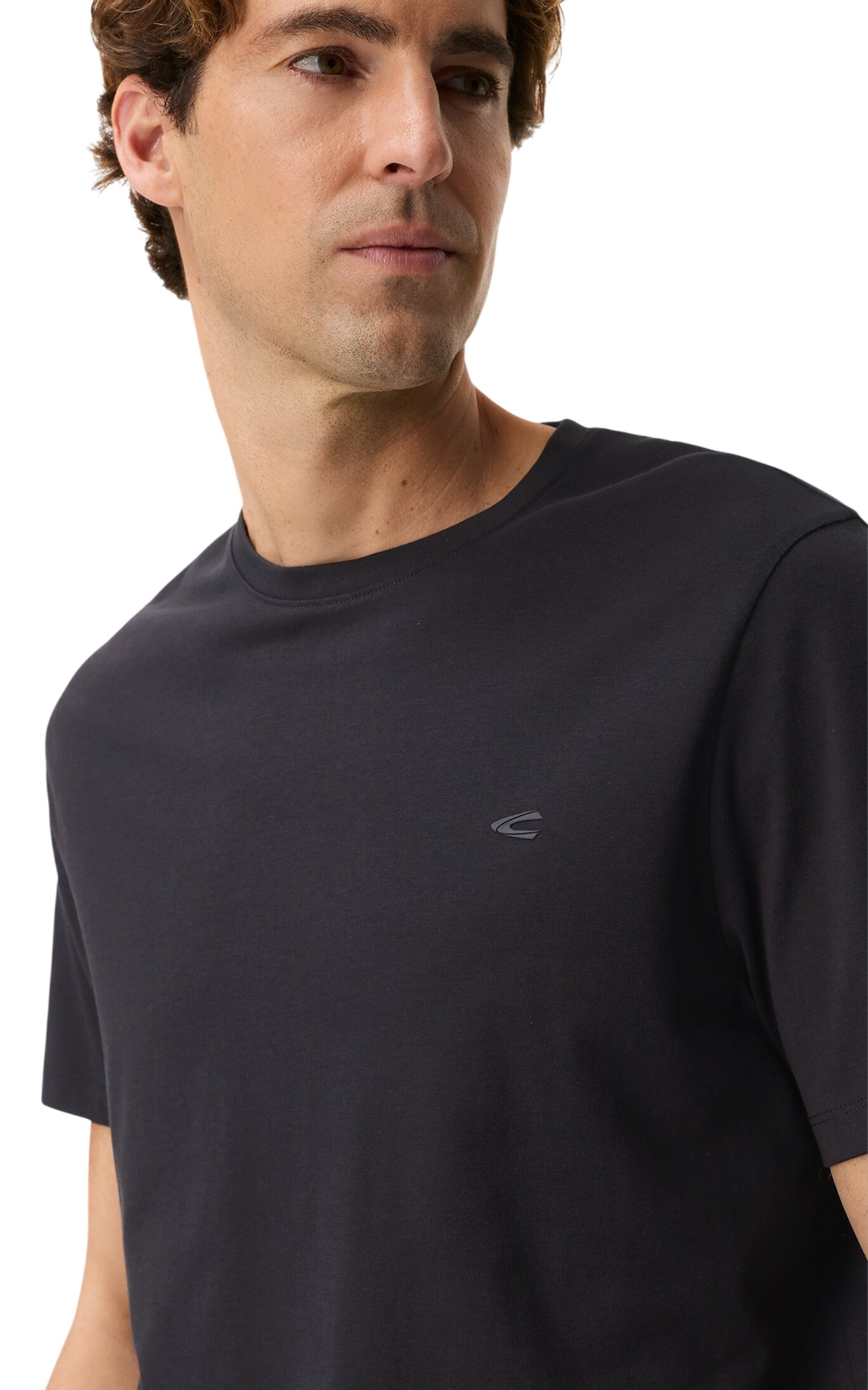 Футболка чоловіча Camel Active T-shirts 1/2 sleeves 409700-9T87-48 S темно-синяфото