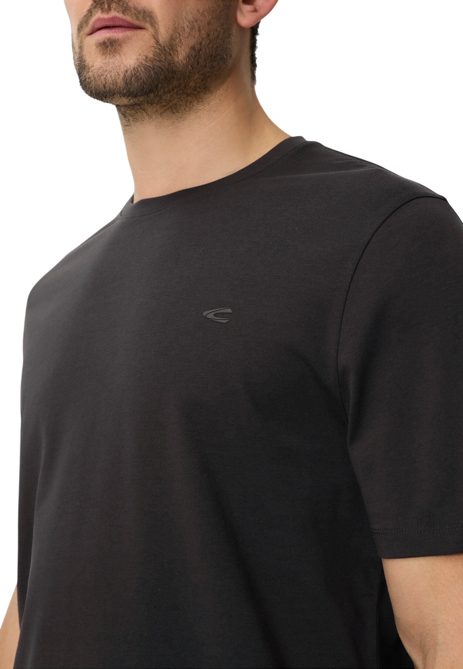 Футболка чоловіча Camel Active T-shirts 1/2 sleeves 409700-9T87-88 L темно-сіра фото4