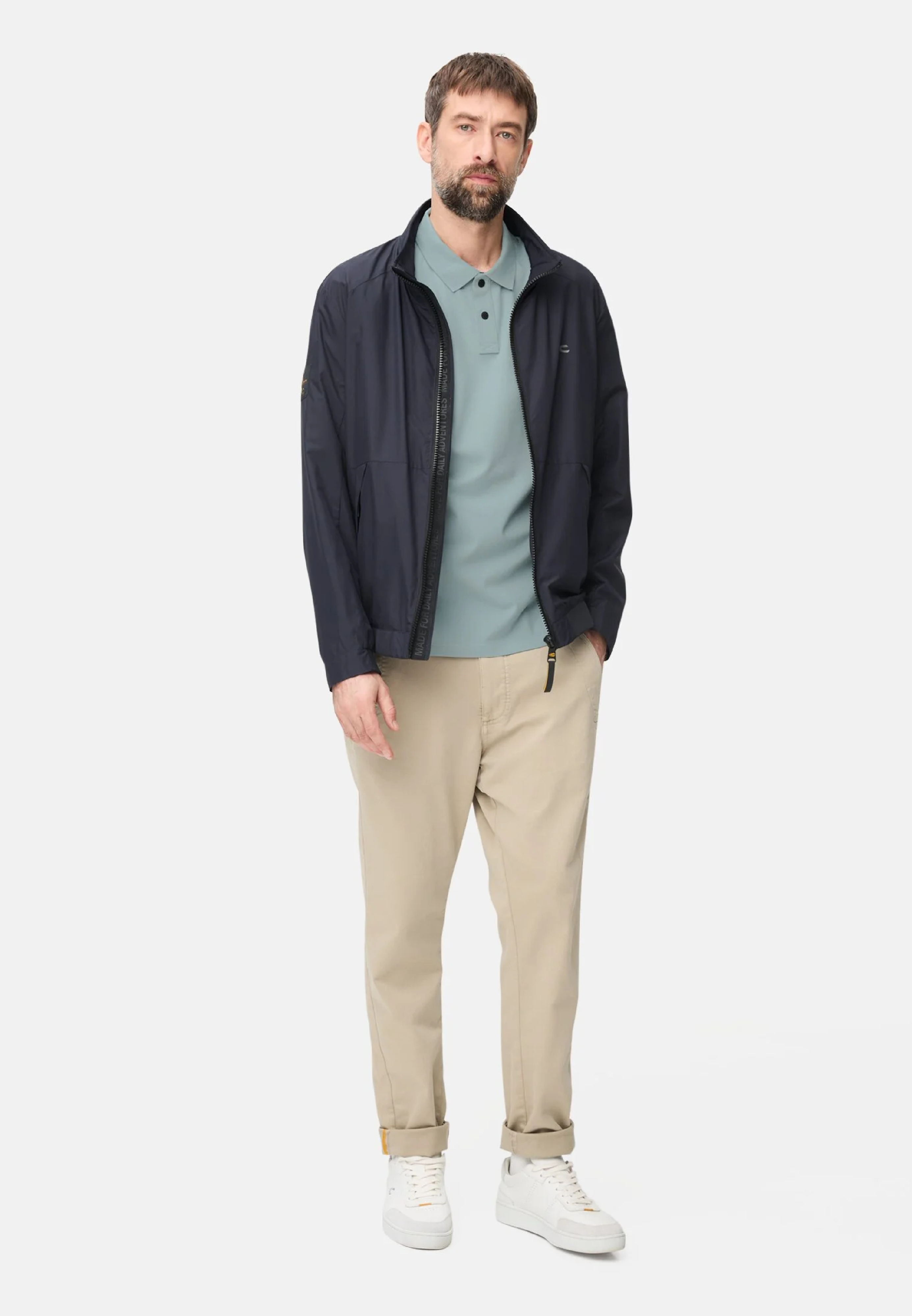 Поло чоловіче Camel Active Polos 1/2 sleeves 409920-7P01-43 L блакитнефото