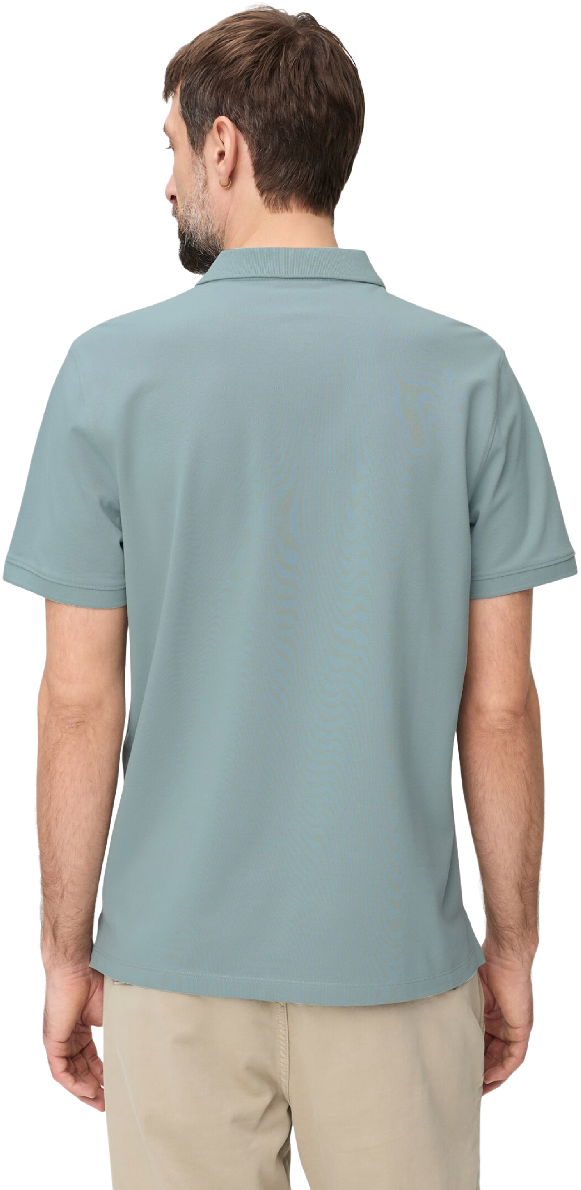 Поло чоловіче Camel Active Polos 1/2 sleeves 409920-7P01-43 2XL блакитнефото