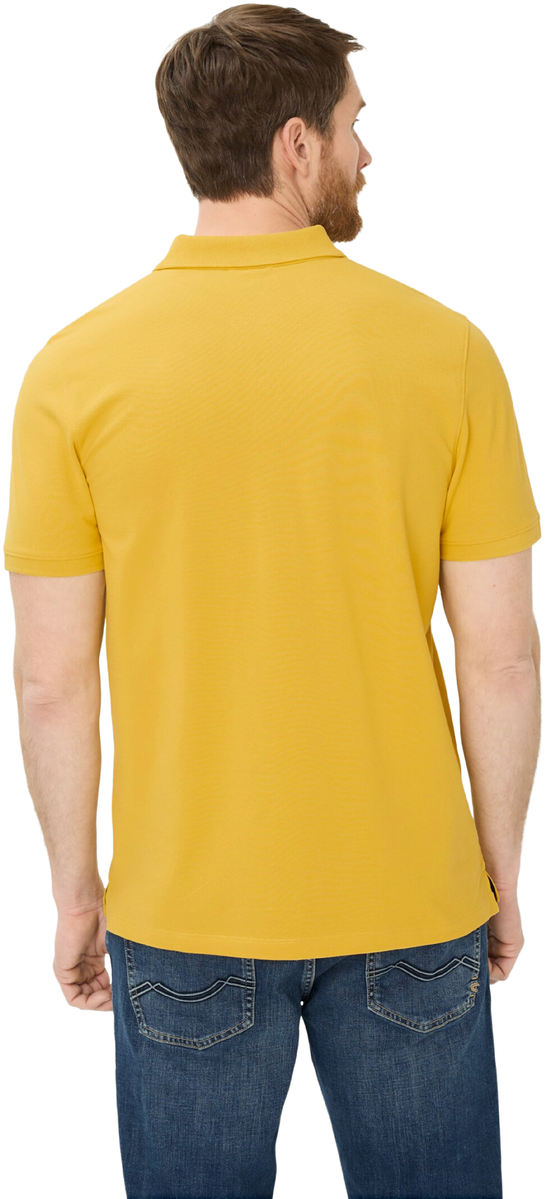 Поло чоловіче Camel Active Polos 1/2 sleeves 409920-7P01-64 M жовтефото