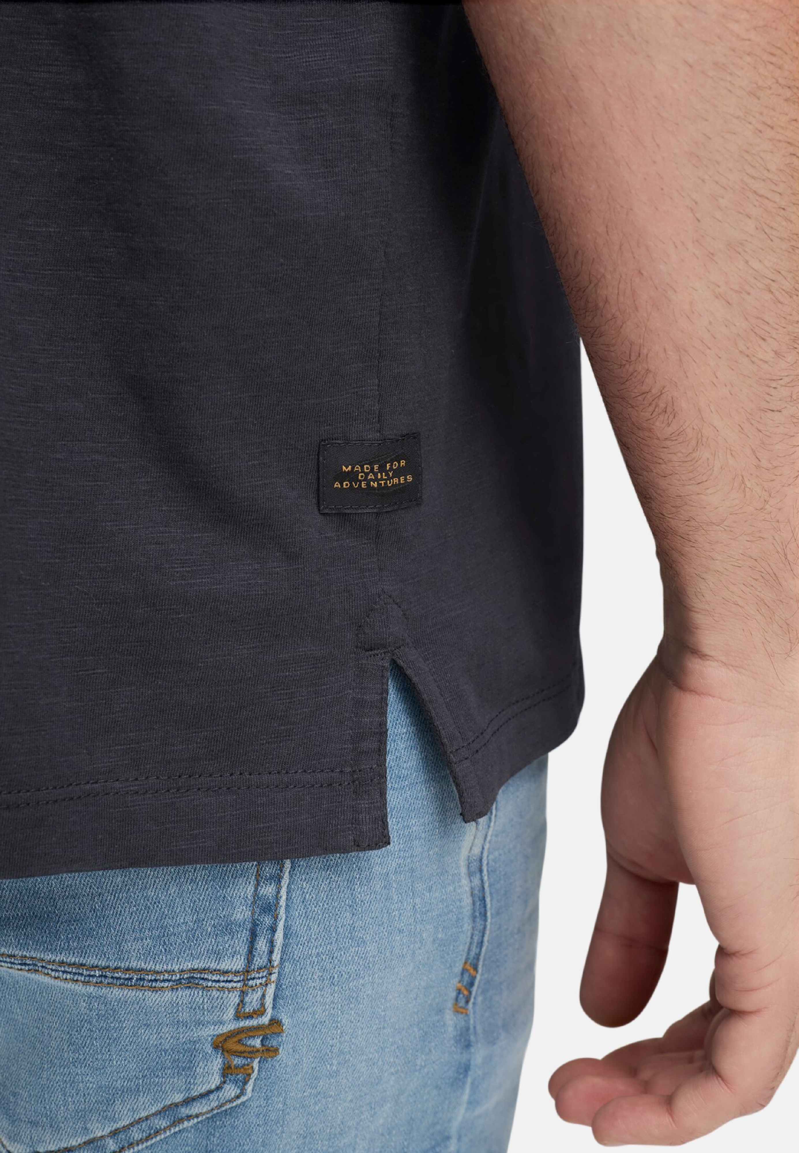 Поло мужское Camel Active Polos 1/2 sleeves 409920-7P08-48 4XL темно-синие фото 