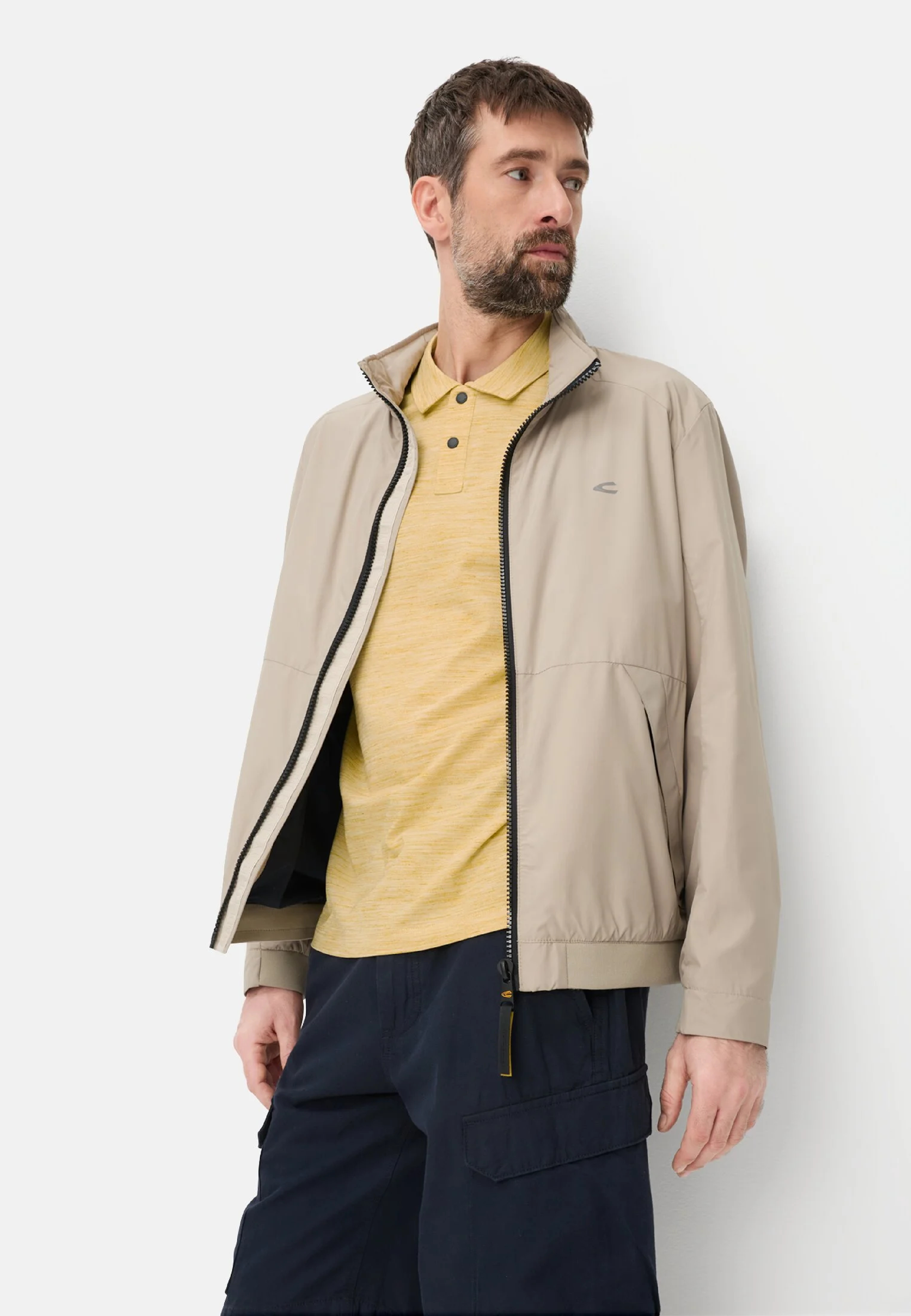 Поло чоловіче Camel Active Polos 1/2 sleeves 409920-7P25-64 M жовтефото