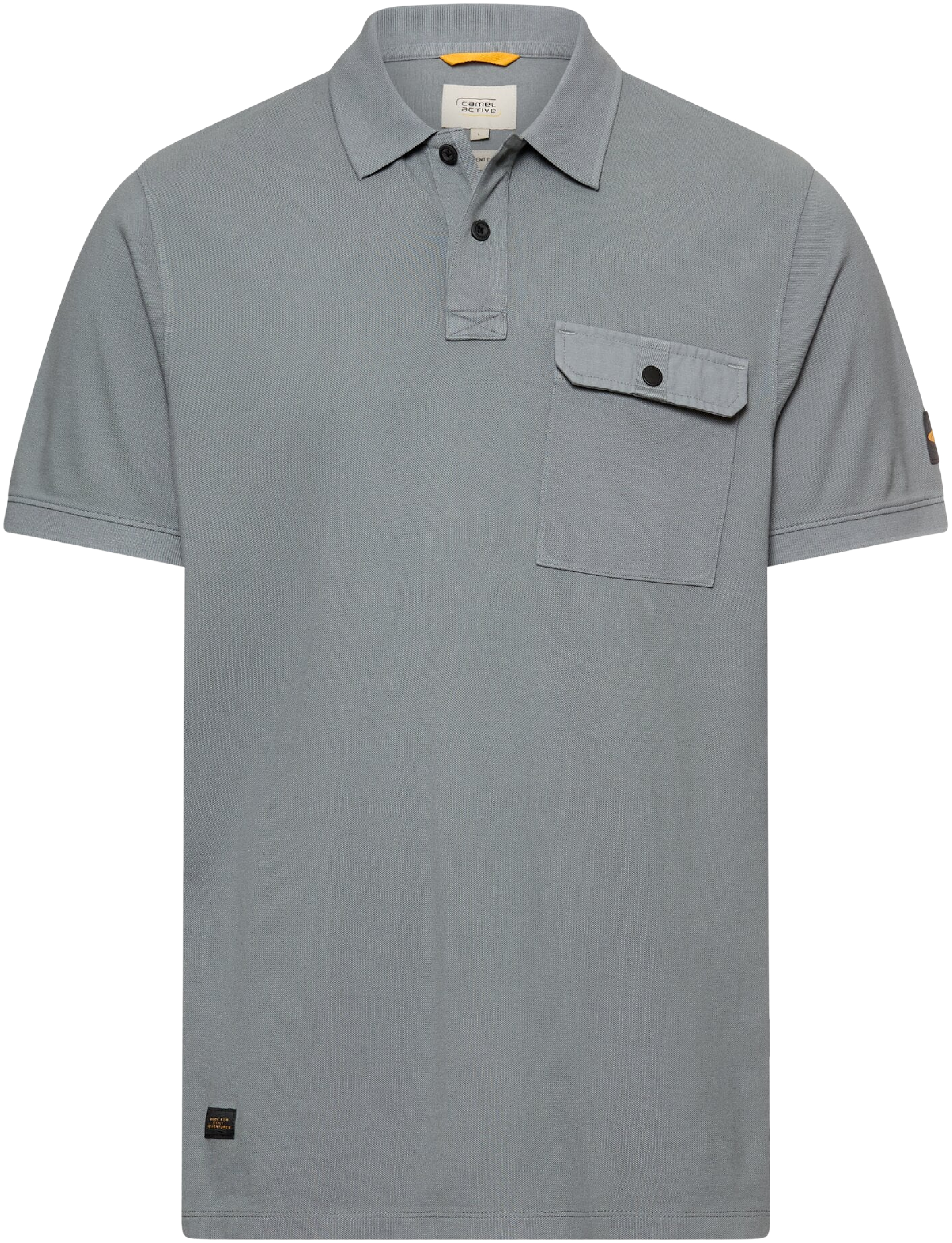 Поло чоловіче Camel Active Polos 1/2 sleeves 409920-7P28-45 XL темно-синєфото