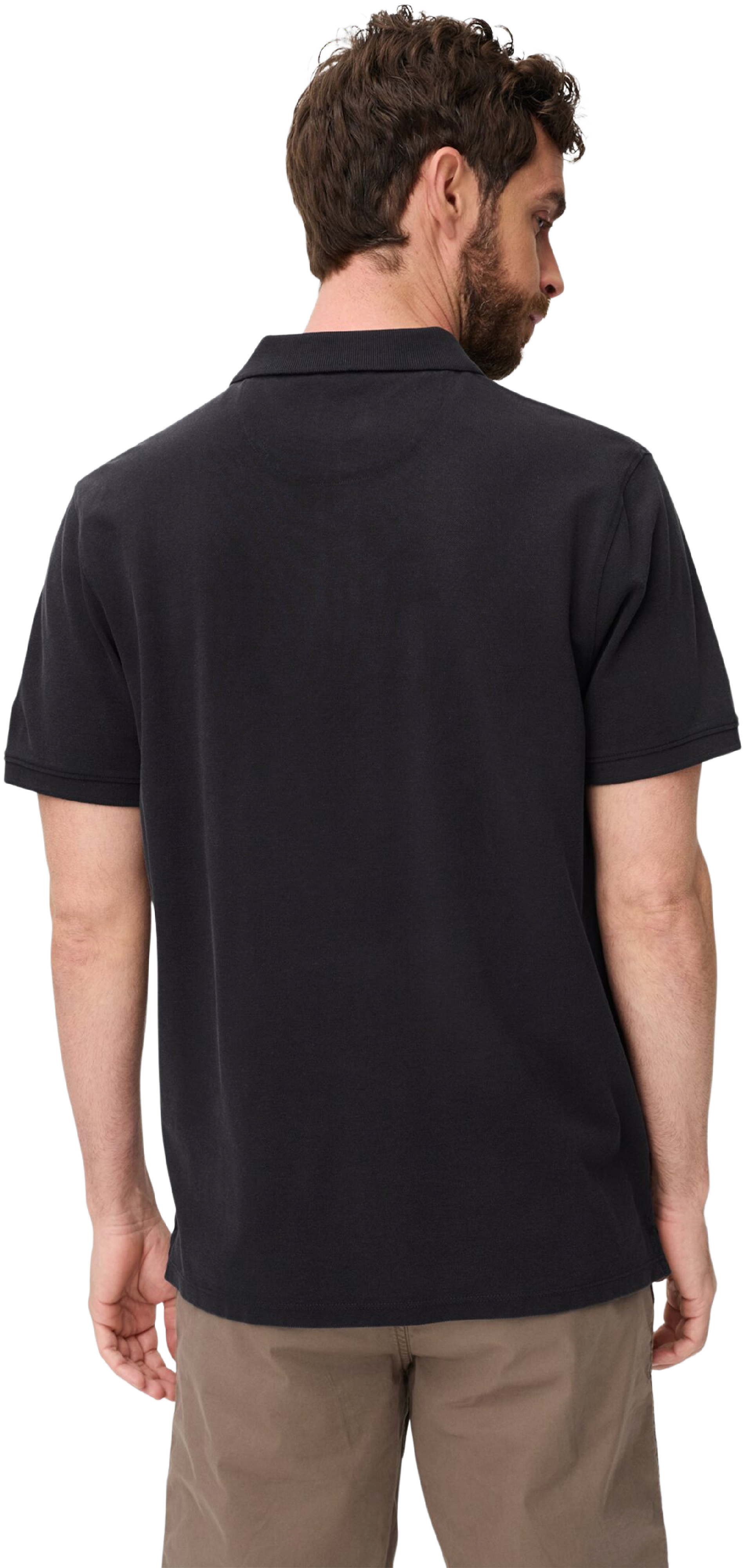 Поло мужское Camel Active Polos 1/2 sleeves 409920-7P28-48 L темно-синие фото 