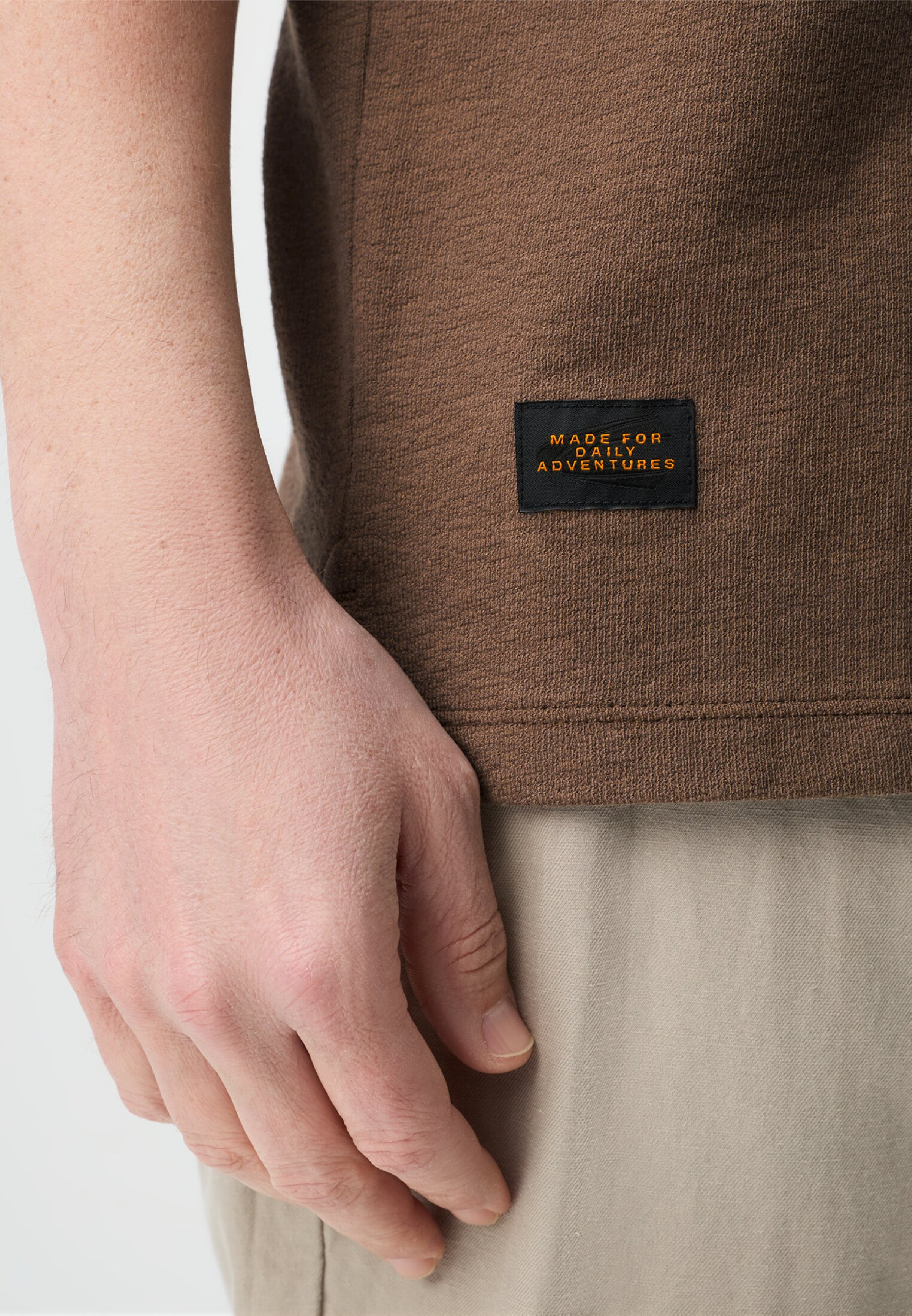 Поло мужское Camel Active Polos 1/2 sleeves 409920-7P60-26 L коричневое фото 