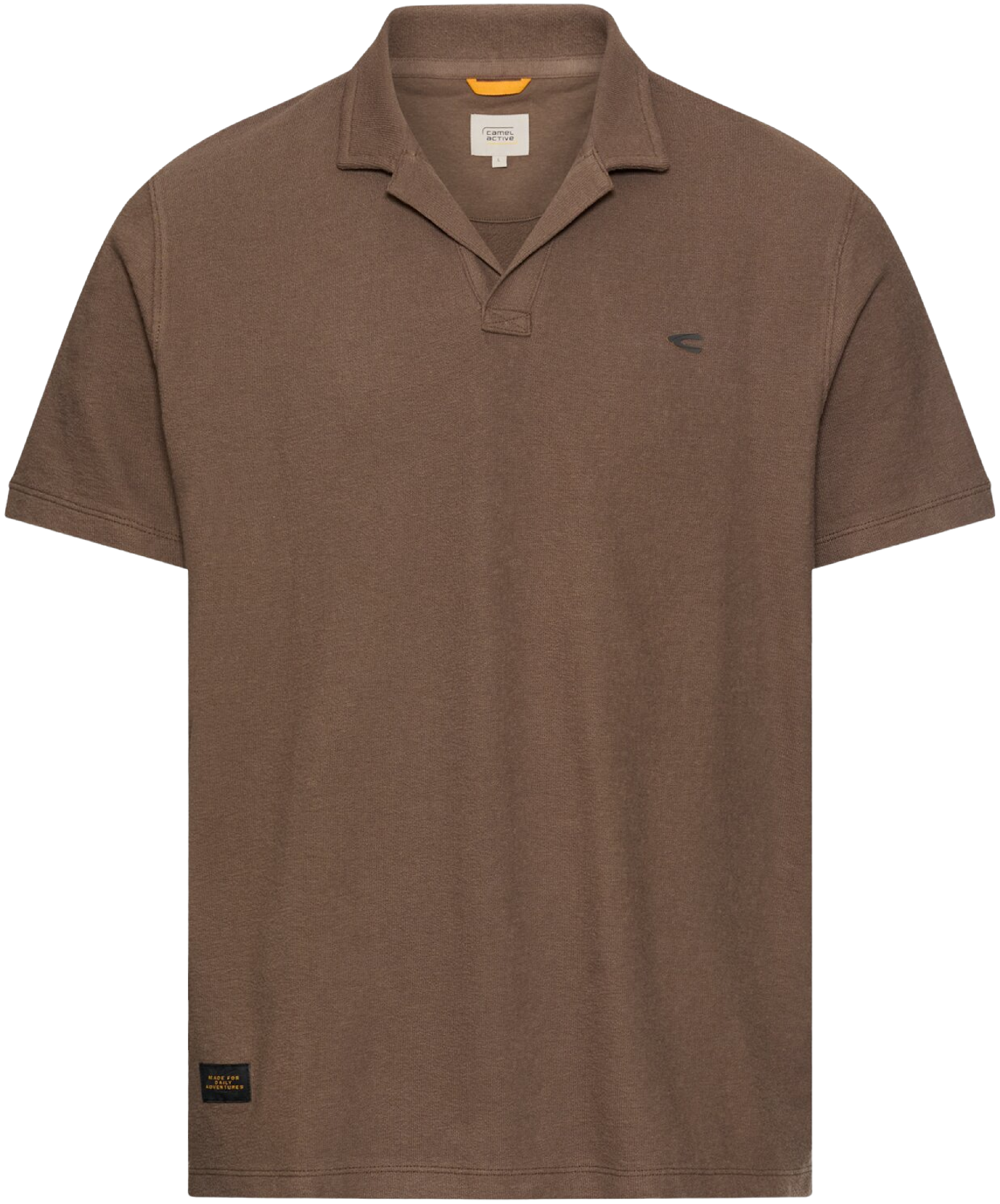 Поло мужское Camel Active Polos 1/2 sleeves 409920-7P60-26 M коричневое фото 