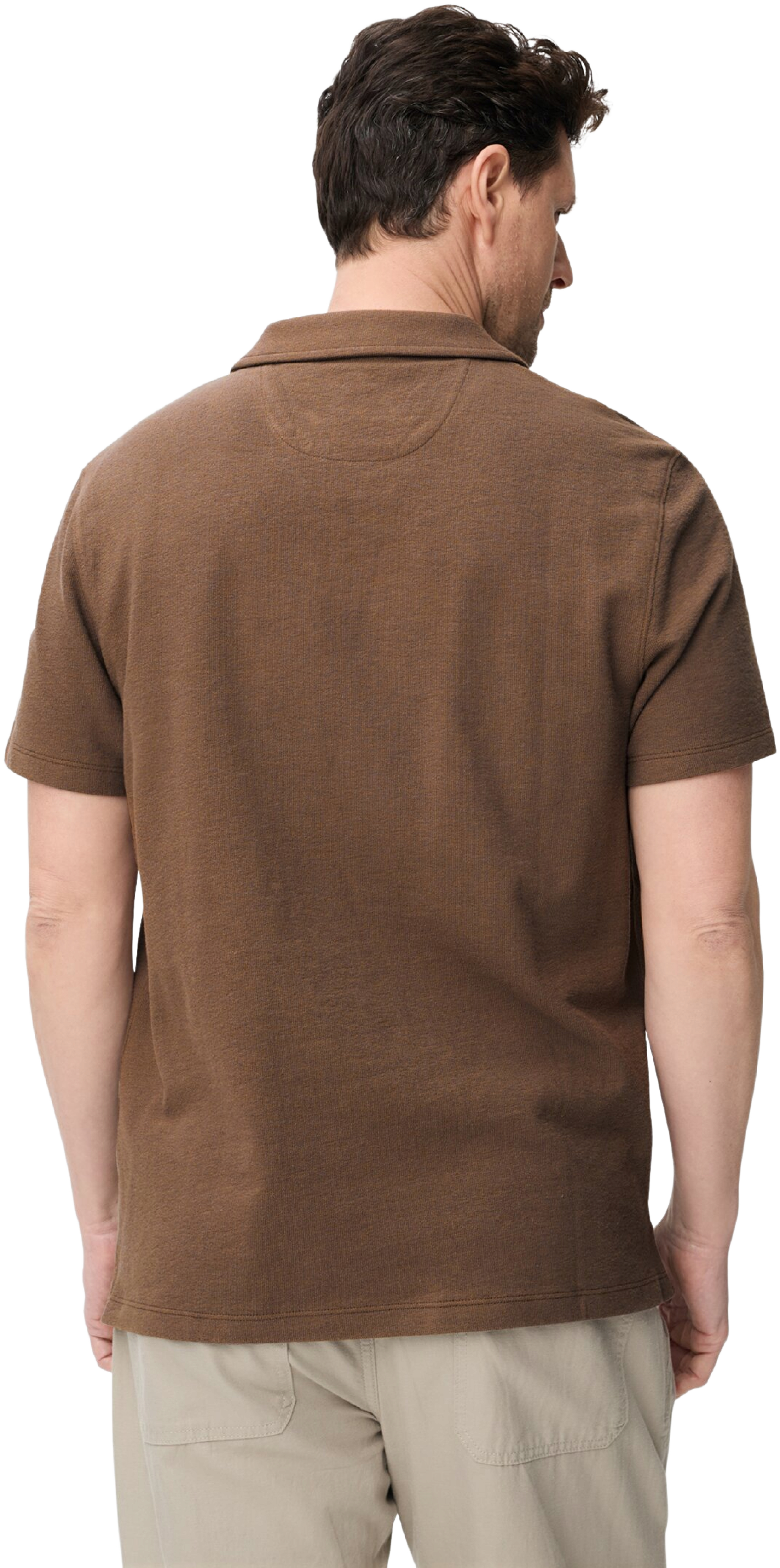 Поло мужское Camel Active Polos 1/2 sleeves 409920-7P60-26 XL коричневое фото 