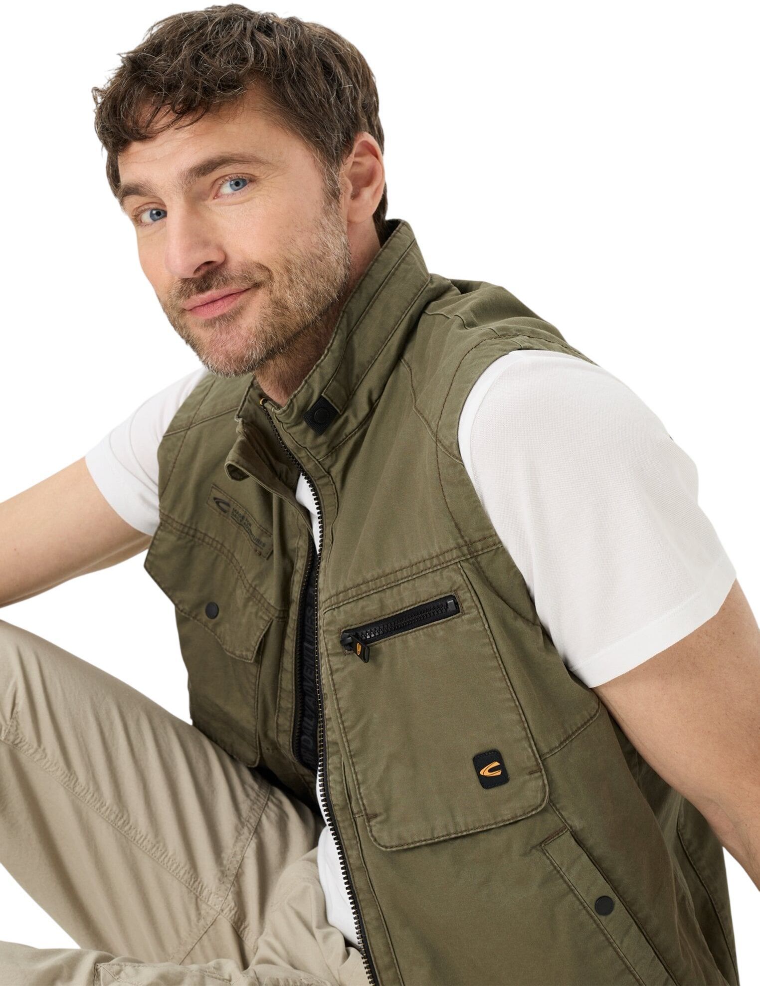 Жилет мужской Camel Active Outdoor Vests 460140-7N60-35 M оливковый фото 