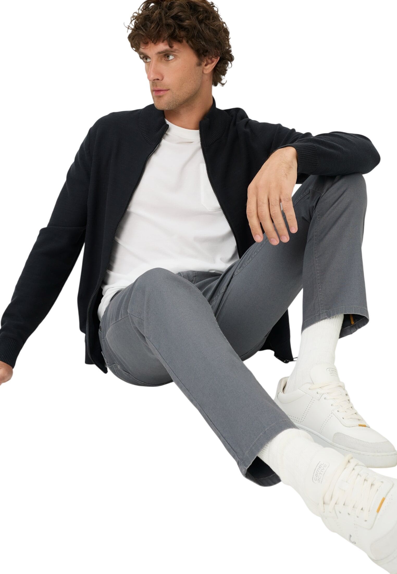 Штани чоловічі Camel Active Casual Pants 488R51-7F18-88 36-32 темно-сіріфото