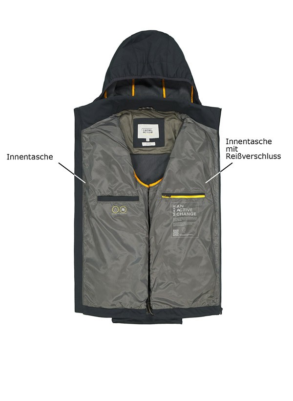 Куртка чоловіча Camel Active Blousons 430120-9N61-88 48 темно-сіра фото2