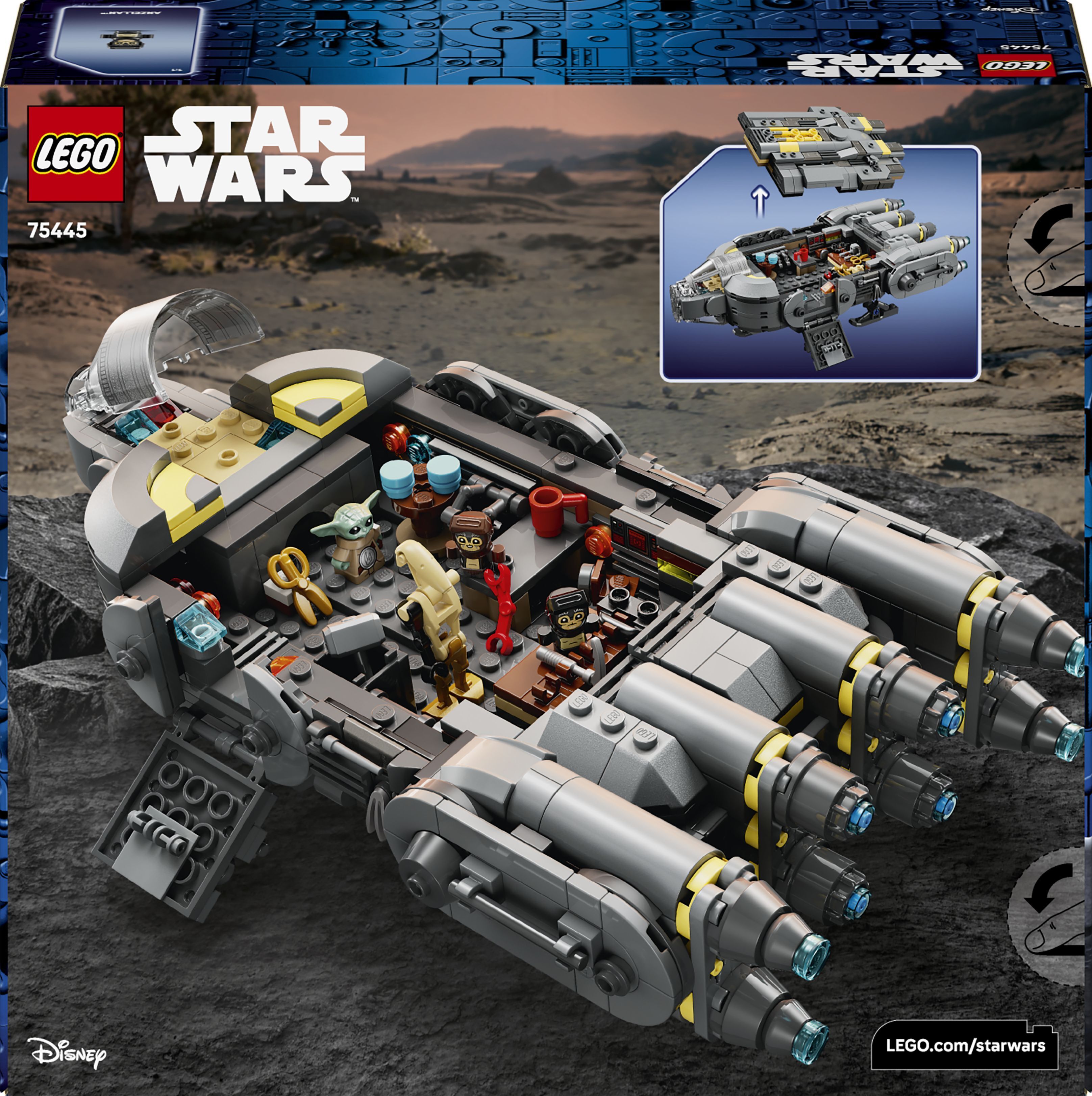LEGO 75445 Star Wars Звездолет анзеланцев фото 