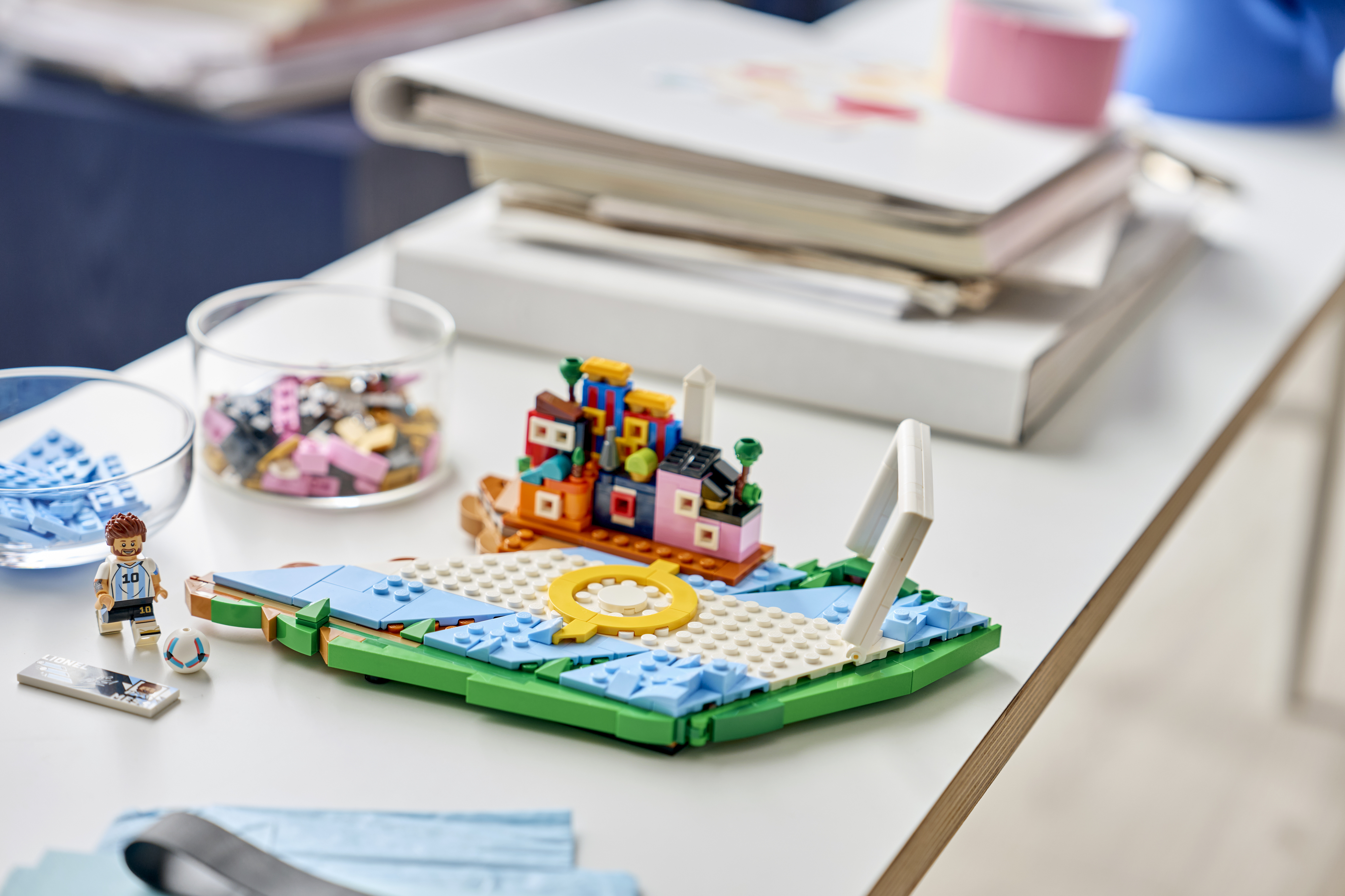 LEGO 43011 Editions Football Лионель Месси - лучшие моменты футбольных матчей фото 