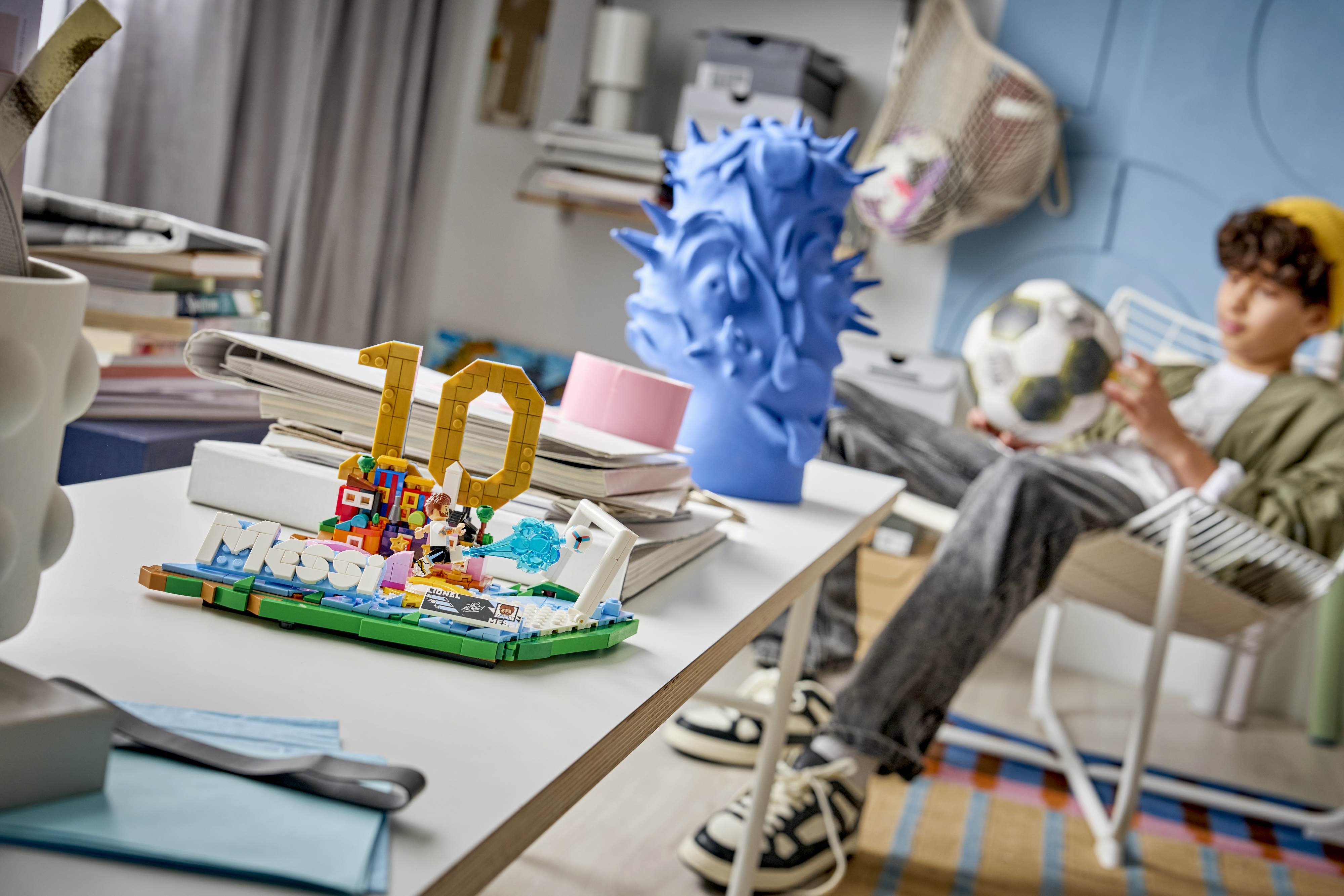 LEGO 43011 Editions Football Лионель Месси - лучшие моменты футбольных матчей фото 