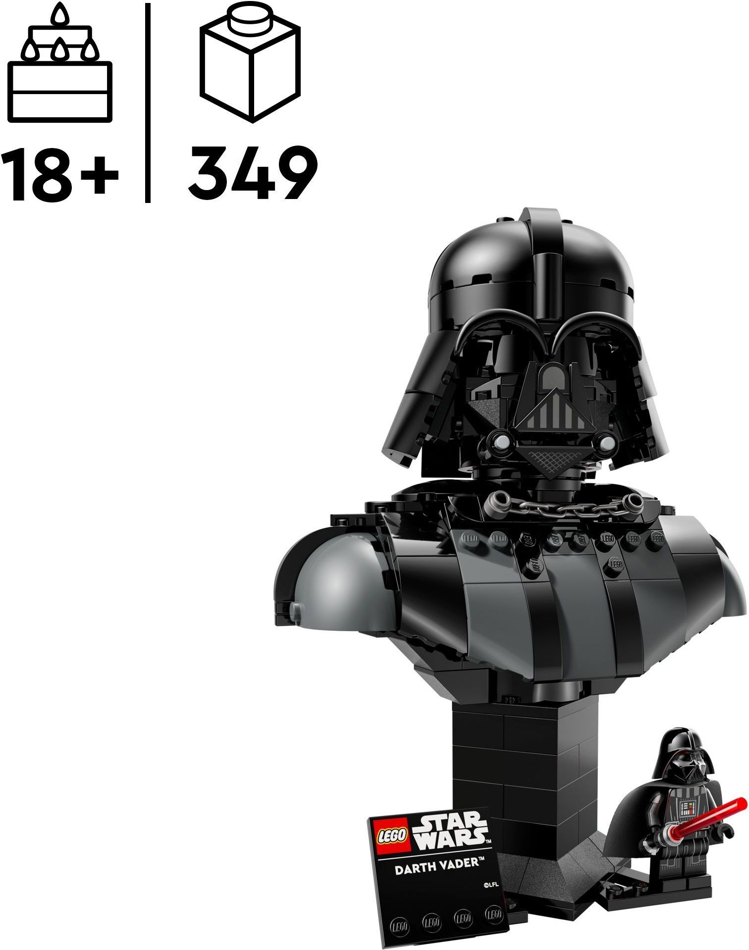 LEGO 75439 Star Wars Бюст Дарта Вейдера фото 