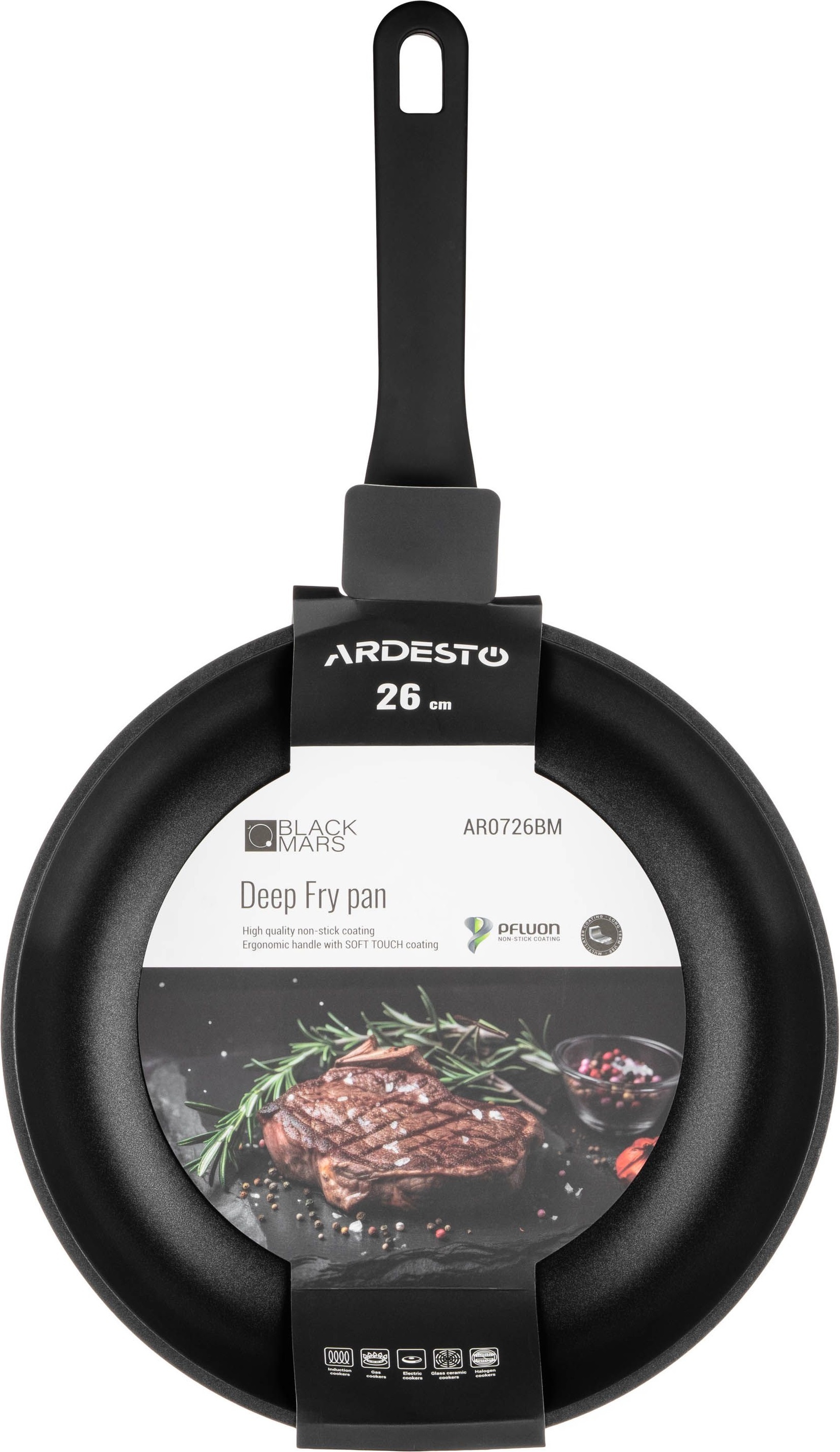 Сковорода ARDESTO Black Mars 26см (AR0726BM) фото 