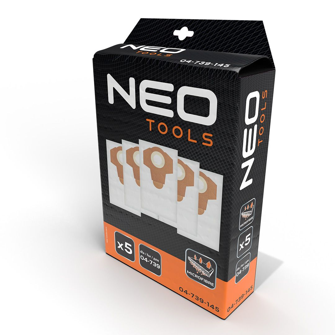 Мішки для пилососу Neo Tools 5шт 04-739-145фото7