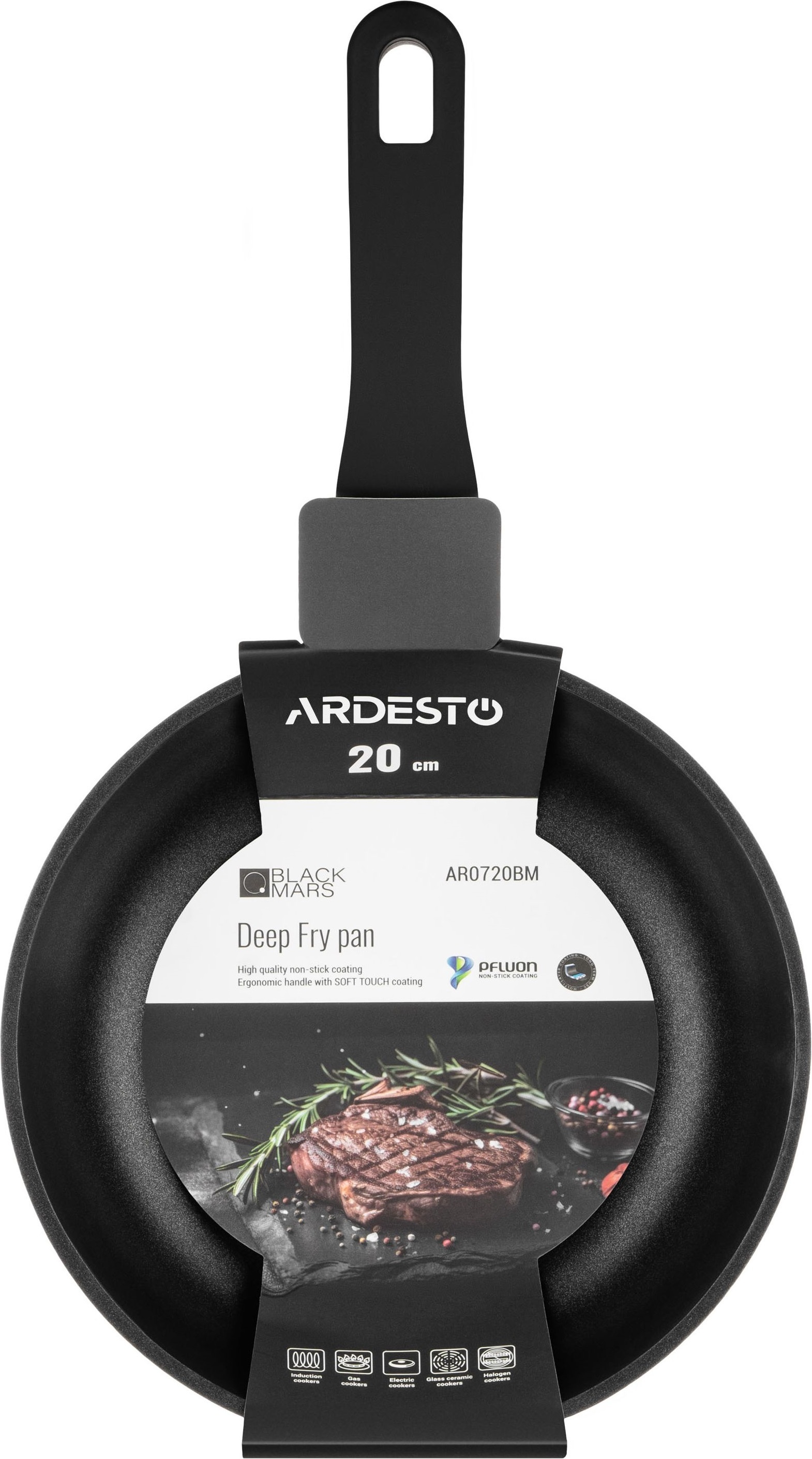 Сковорода ARDESTO Black Mars 20см (AR0720BM) фото 