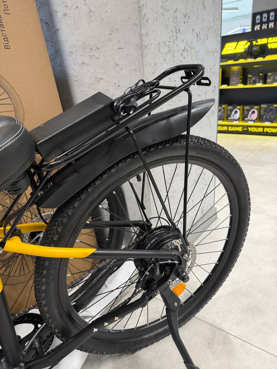 Електровелосипед 2E EB17 26", Жовто-Чорнийфото3