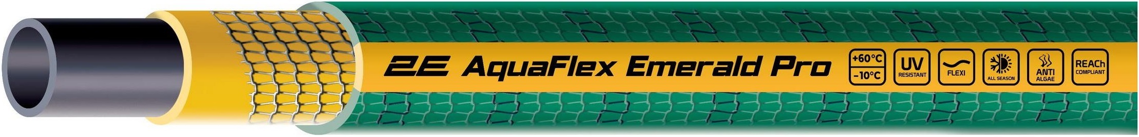 Шланг садовий 2Е AquaFlex Emerald Pro 3/4" 50м (2E-GHE34ED50)фото2