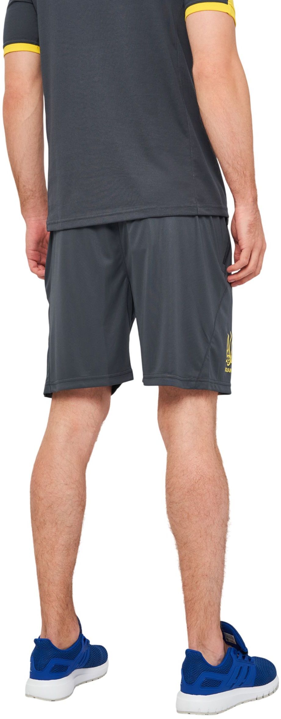 Спортивные шорты мужские JOMA Football Ukraine AT102369B150 S антрацитовые фото 