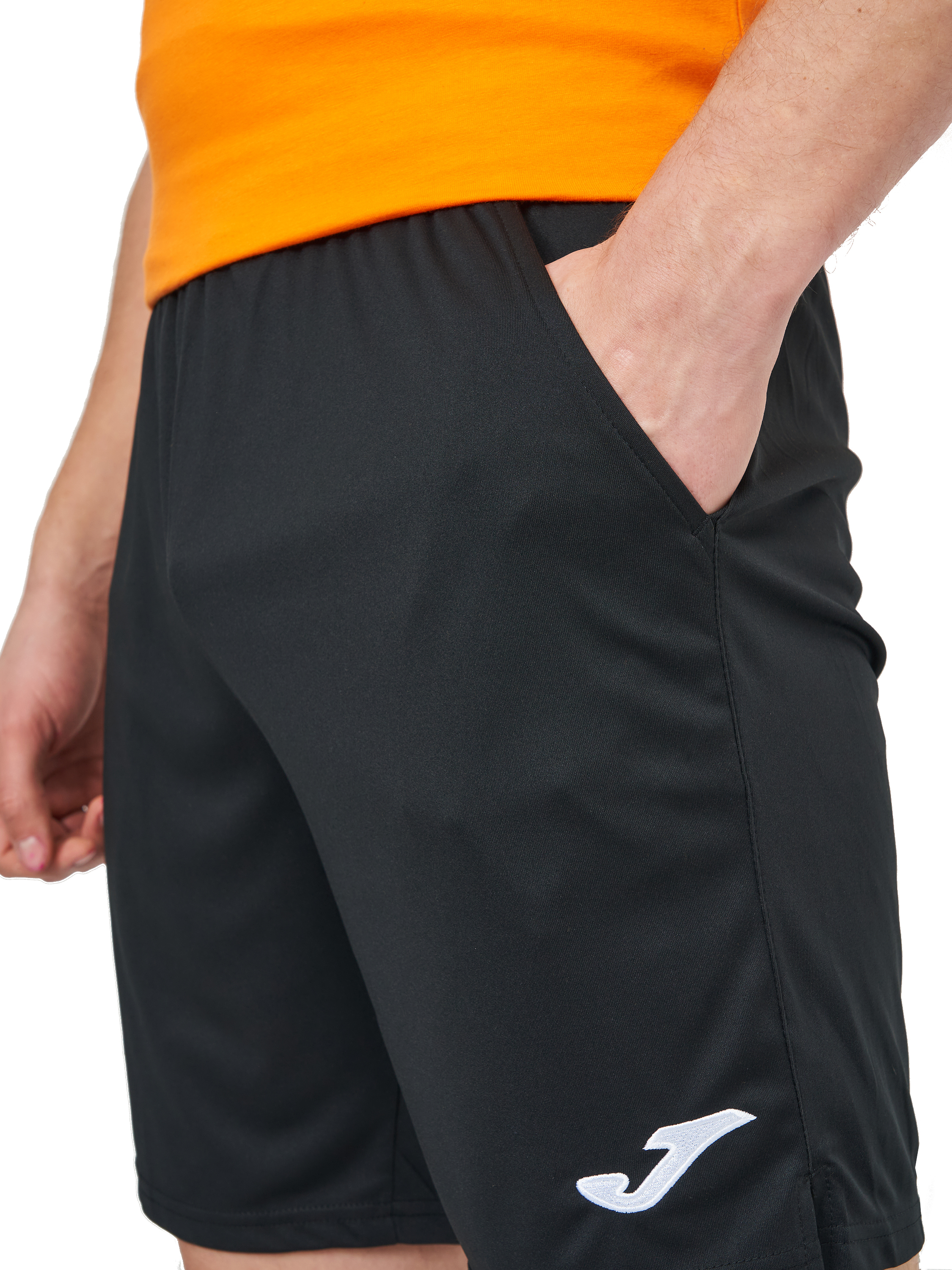 Спортивные шорты мужские JOMA Drive 100438.100 L черные фото 
