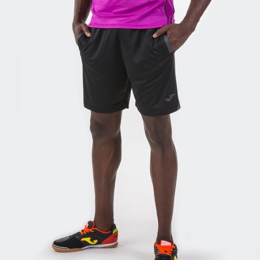 Спортивные шорты мужские JOMA Miami 100785.100 S черные фото 