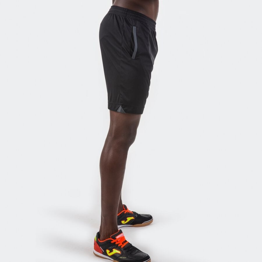 Спортивные шорты мужские JOMA Miami 100785.100 L черные фото 