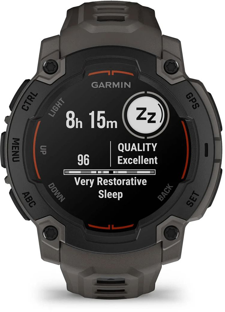 Смарт-часы Garmin Instinct E 45 mm Black Bezel with Charcoal Band (010-02933-00) фото 