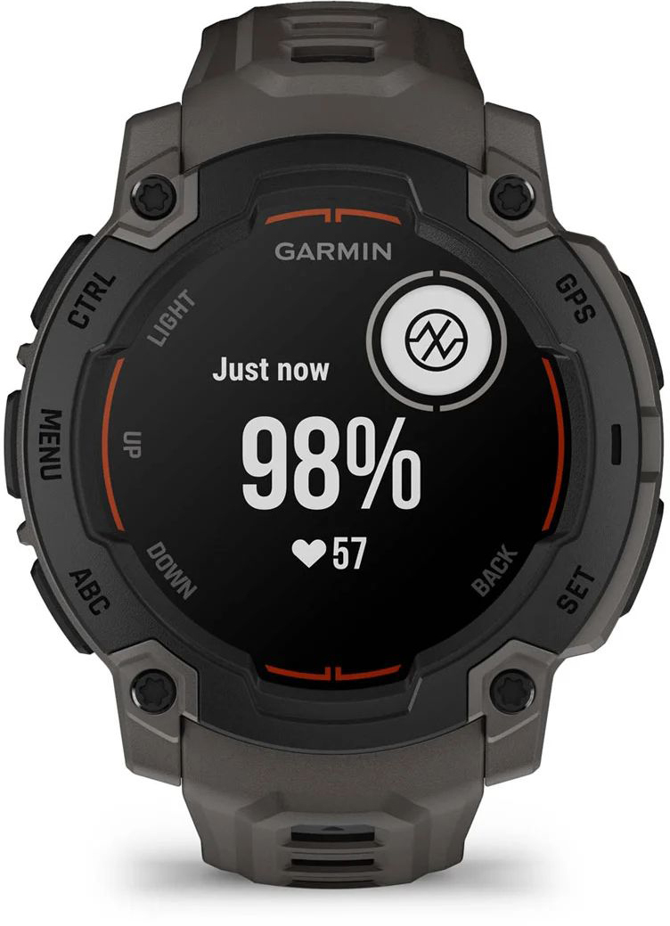 Смарт-часы Garmin Instinct E 45 mm Black Bezel with Charcoal Band (010-02933-00) фото 