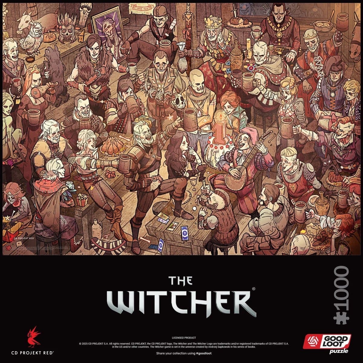 Пазл GoodLoot The Witcher Birthday (5908305250197) фото 