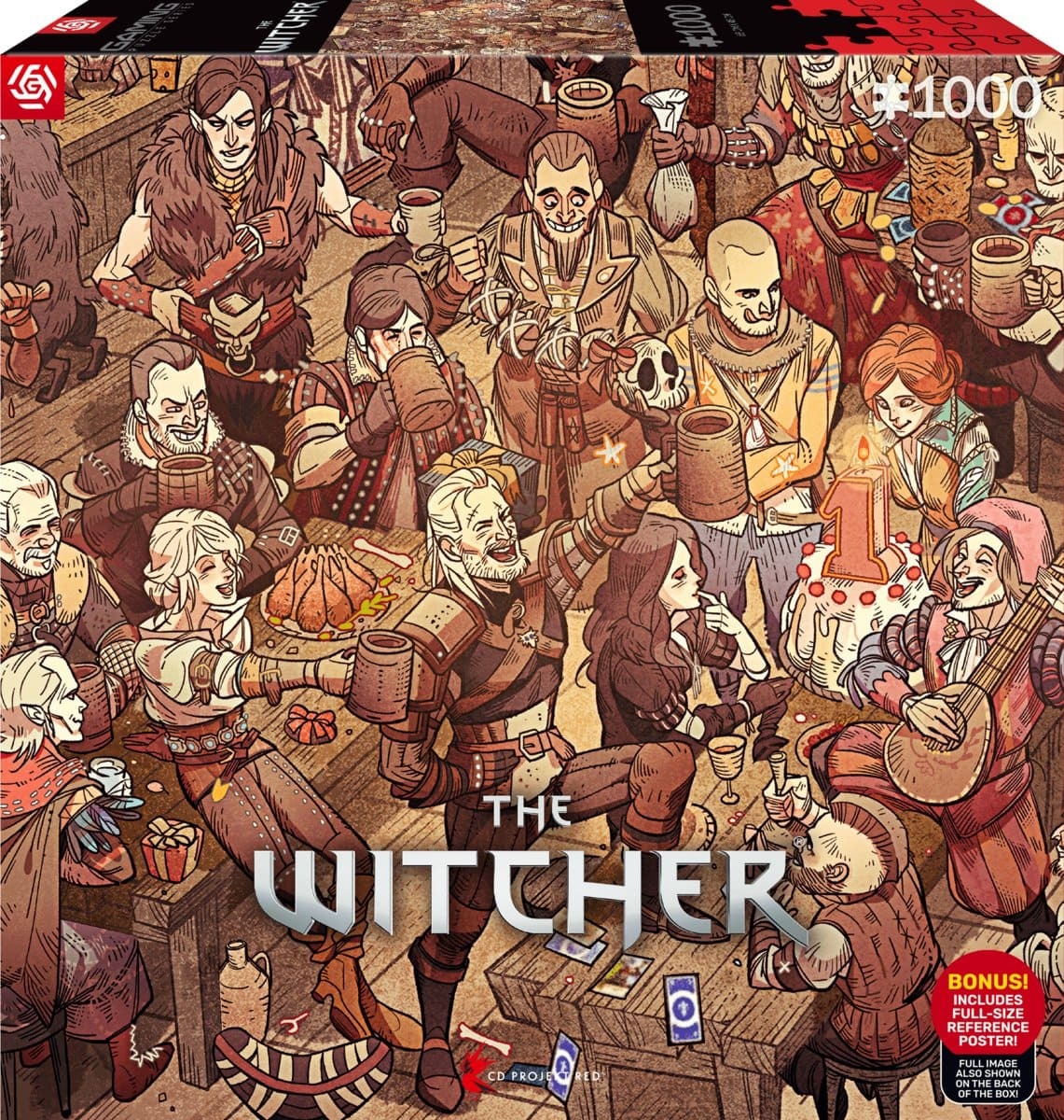 Пазл GoodLoot The Witcher Birthday (5908305250197) фото 