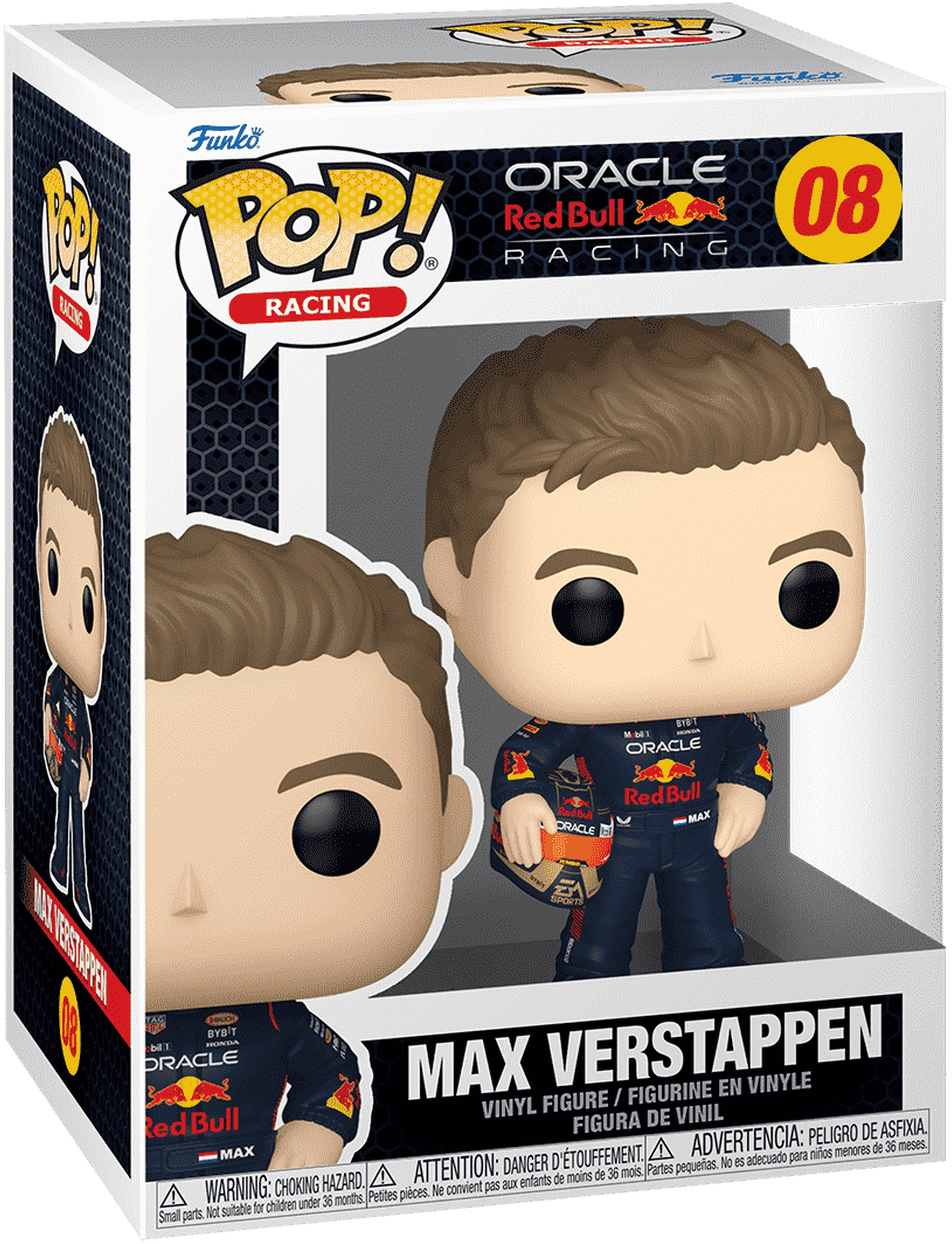 Фигурка Funko POP: Formula 1 - Max Verstappen w/Helm (889698805803) фото2