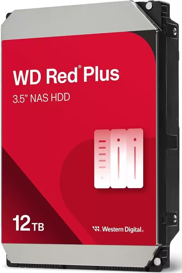 Жесткий диск WD 12TB 3.5" 7200 512MB SATA Red Plus NAS (WD120EFGX) фото 