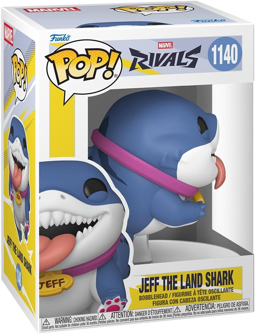 Фигурка Funko POP Games: Marvel Rivals - Jeff the Land Shark (889698881692) фото 