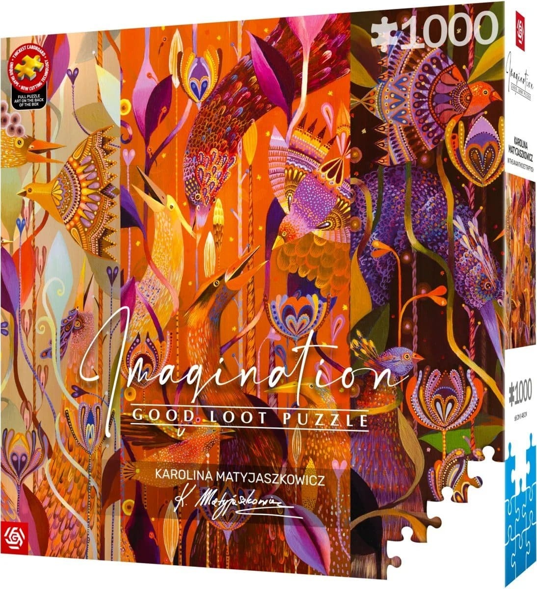 Пазл GoodLoot Imagination: Karolina Matyjaszkowicz In the Avian Thicket Triptych (5908305250890) фото 