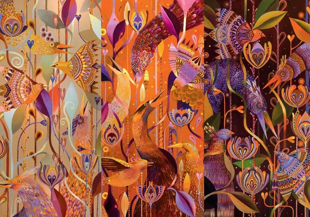 Пазл GoodLoot Imagination: Karolina Matyjaszkowicz In the Avian Thicket Triptych (5908305250890) фото 