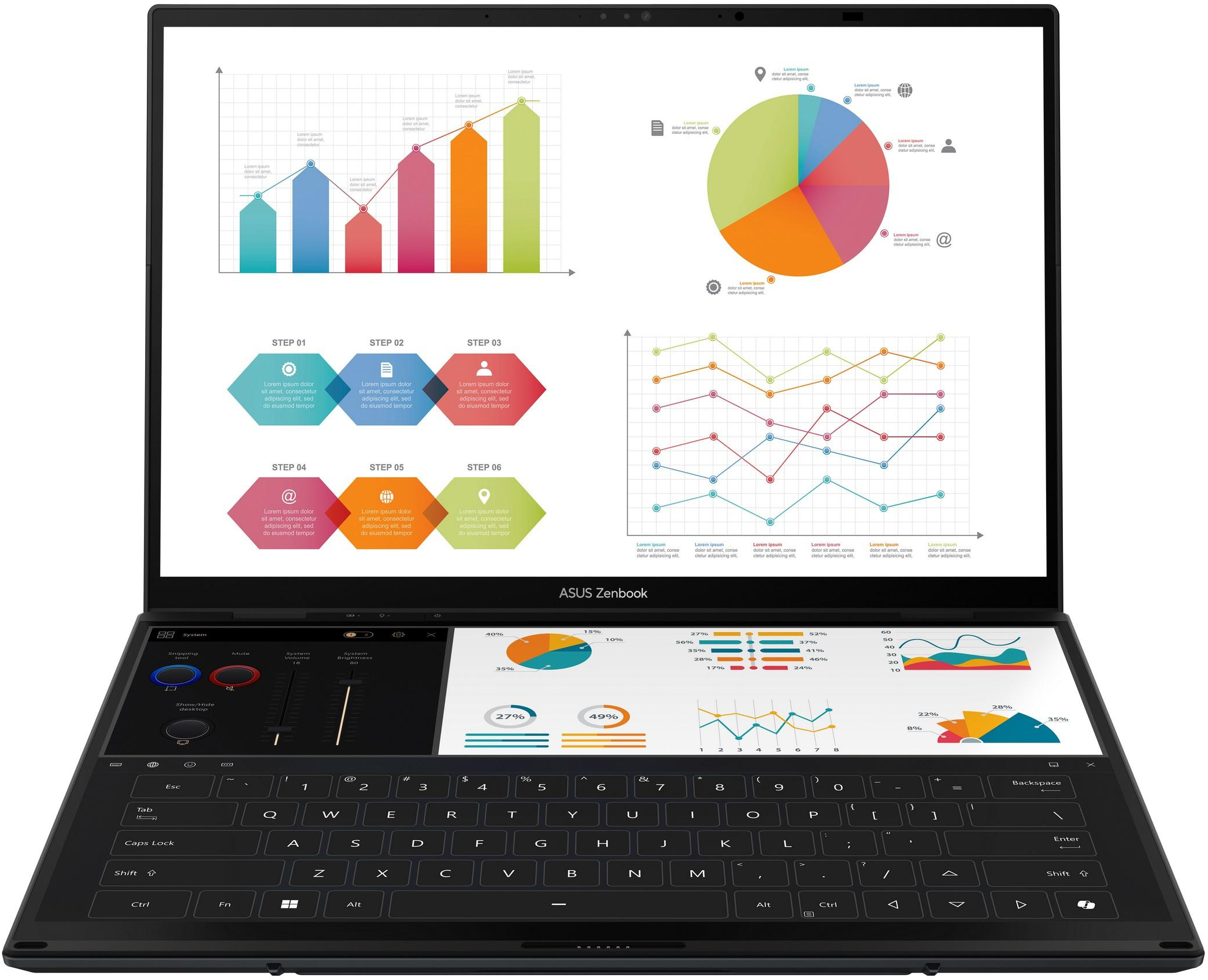 Ноутбук ASUS Zenbook Duo UX8406CA-QL046W (90NB14X1-M001N0) фото 13