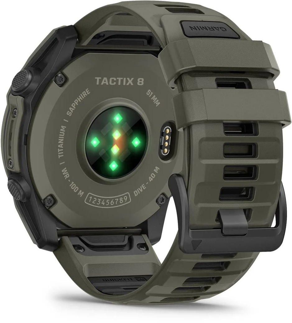 Смарт-годинник Garmin Tactix 8 Cerakote Olive Drab 51mm (010-04553-11)фото