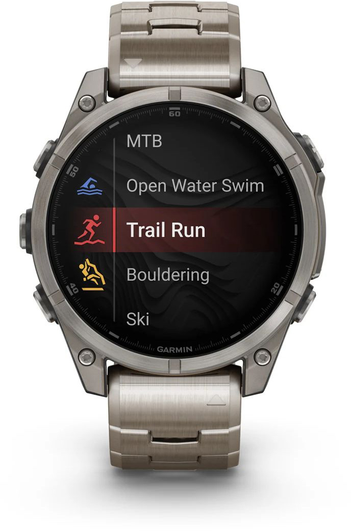 Смарт-часы Garmin Fenix 8 47mm AMOLED Ti/Bare/Graphite (010-02904-40) фото 