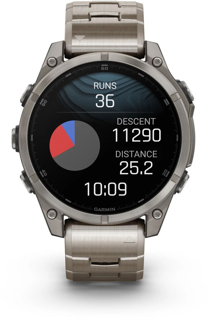 Смарт-часы Garmin Fenix 8 47mm AMOLED Ti/Bare/Graphite (010-02904-40) фото 