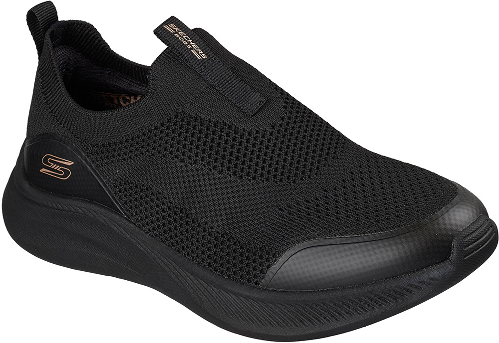 Слипоны женские Skechers Bobs Moda Flex 117734 BBK 40 (10 US) черные фото 