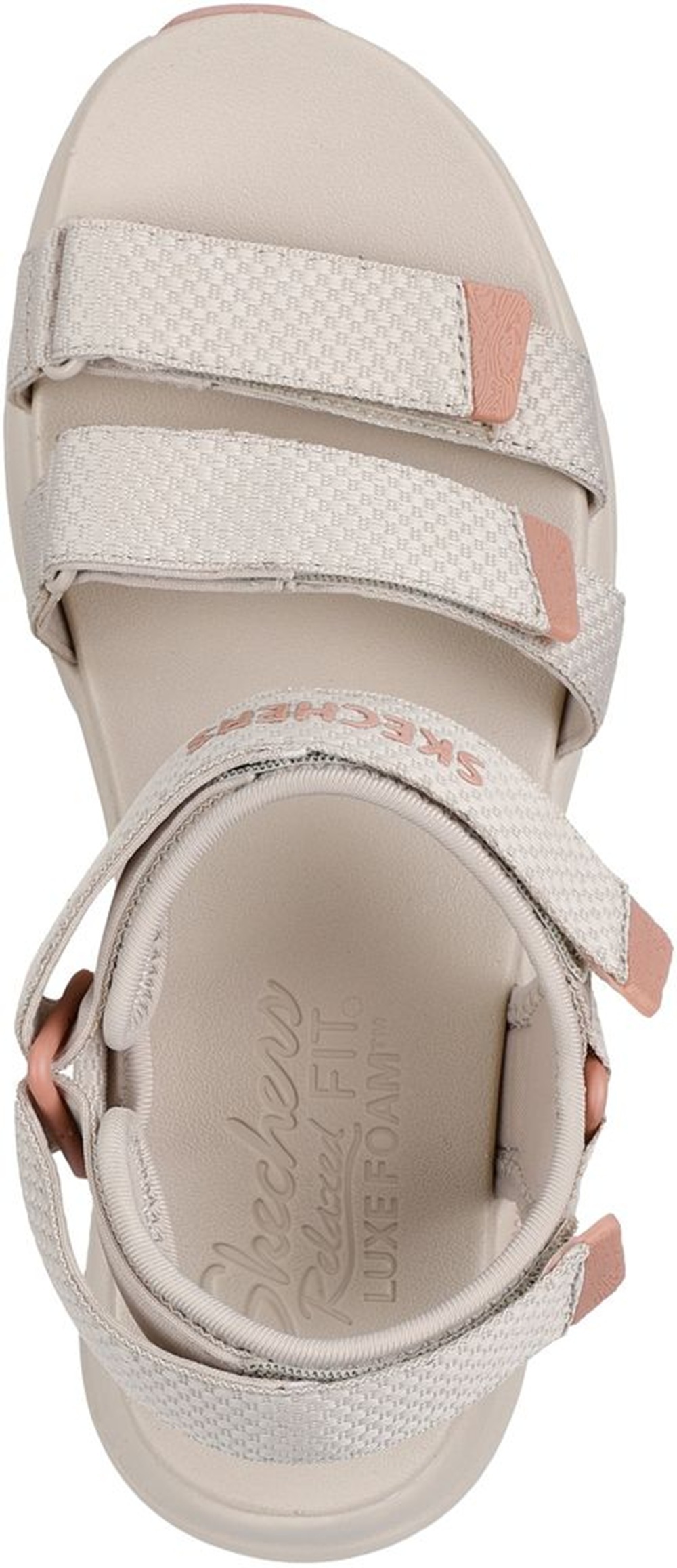 Сандалії жіночі Skechers D'Lux Walker 119826 TPE 38 (8 US) бежевіфото