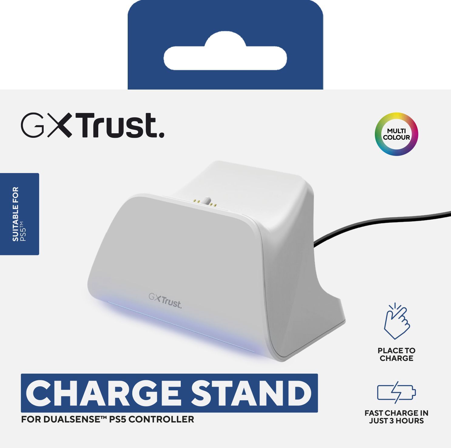 Зарядная станция Trust GXT 255W для PS5 White (25560_TRUST) фото 