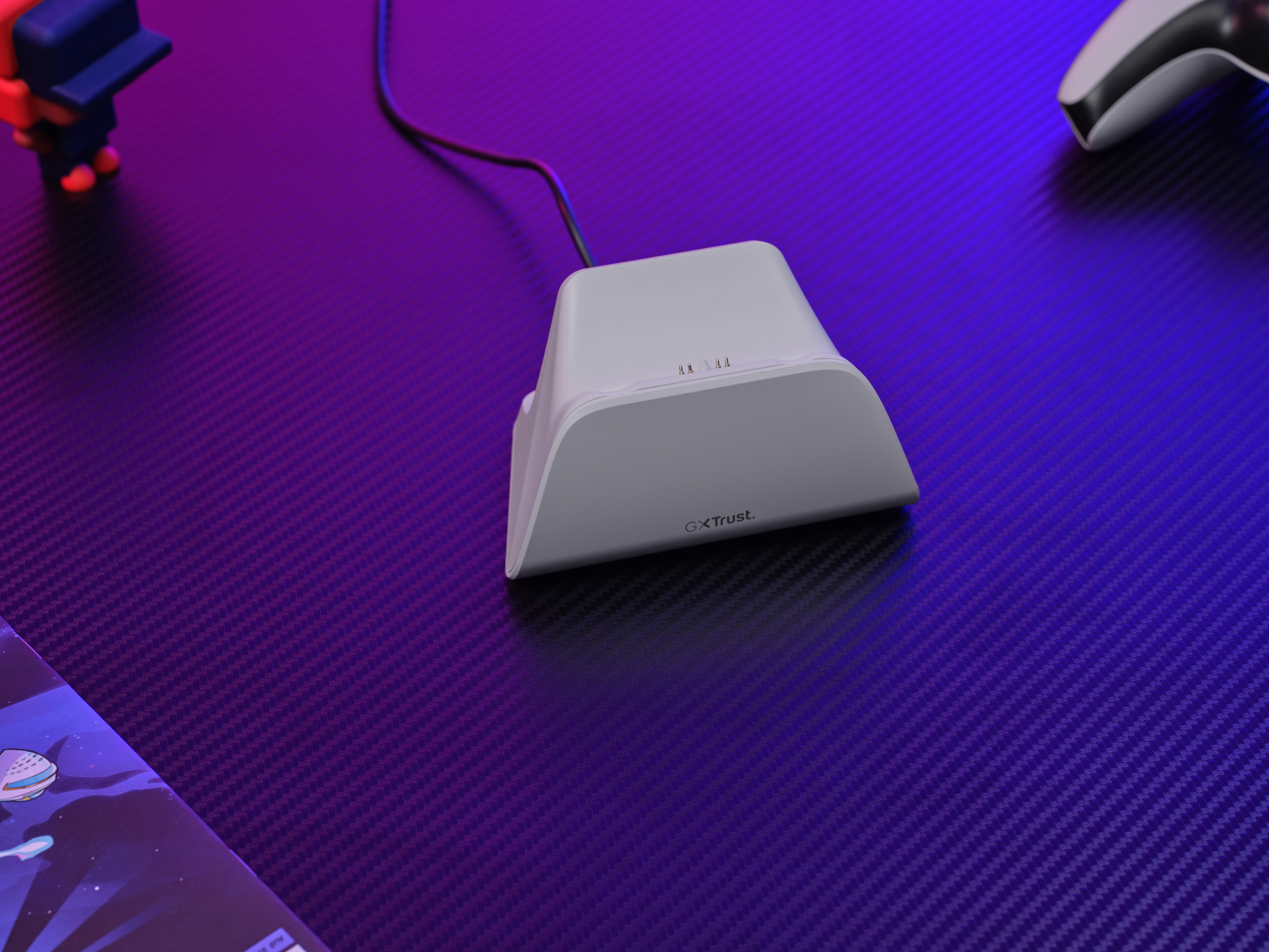 Зарядная станция Trust GXT 255W для PS5 White (25560_TRUST) фото 